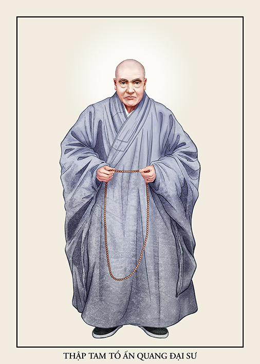 Tranh ngài Ấn Quang Đại Sư